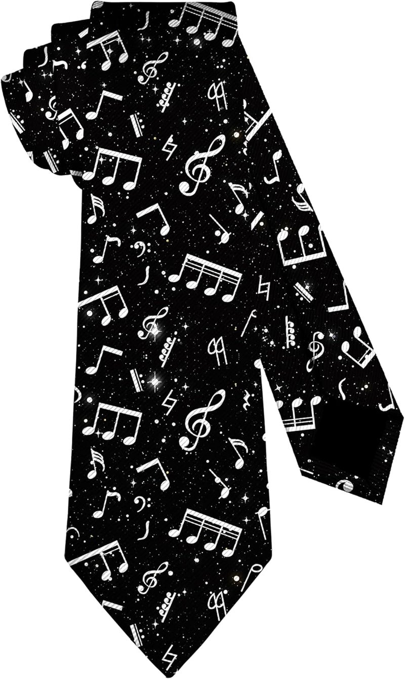 Guhothli Mens Funny Neckties Fashion Neck Ties Formal Party Novetly Tie for Men - Image 1
